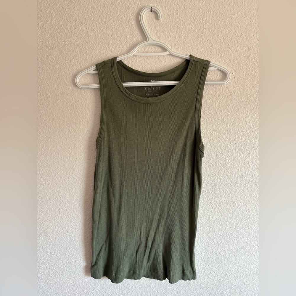 Velvet by Graham & Spencer Vintage Slub Rib Tank